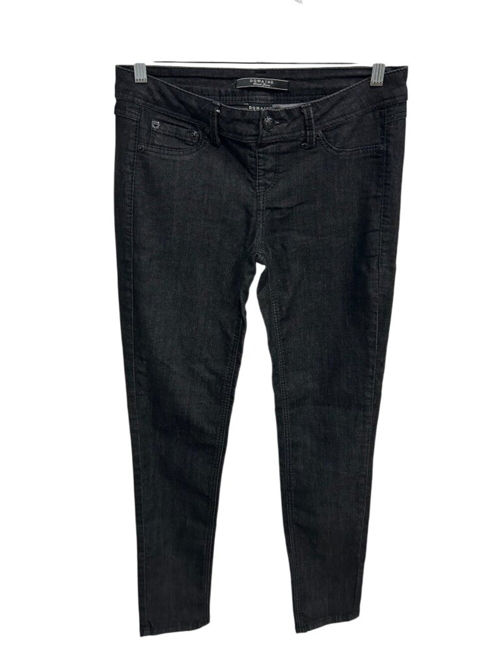 Domaine Womens Black Skinny Jeans Size Medium Stretch Denim Gorpcore Minimalist